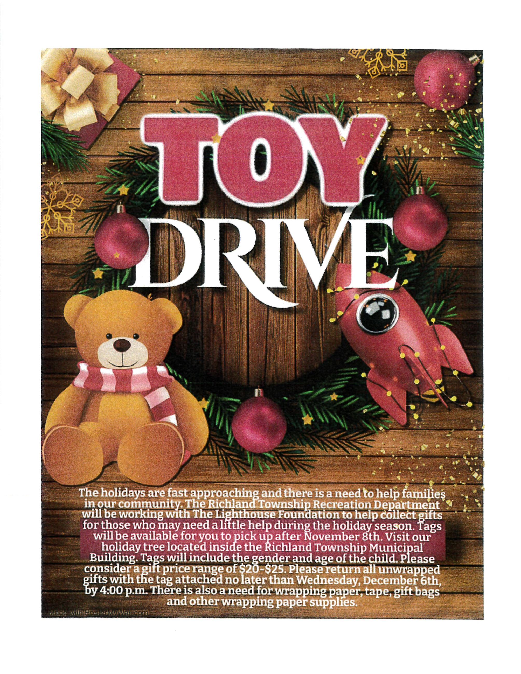 Toy Drive 2023 information