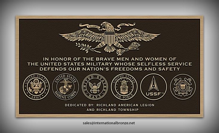 veterans plaque