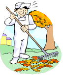 Fall Leaf Raking