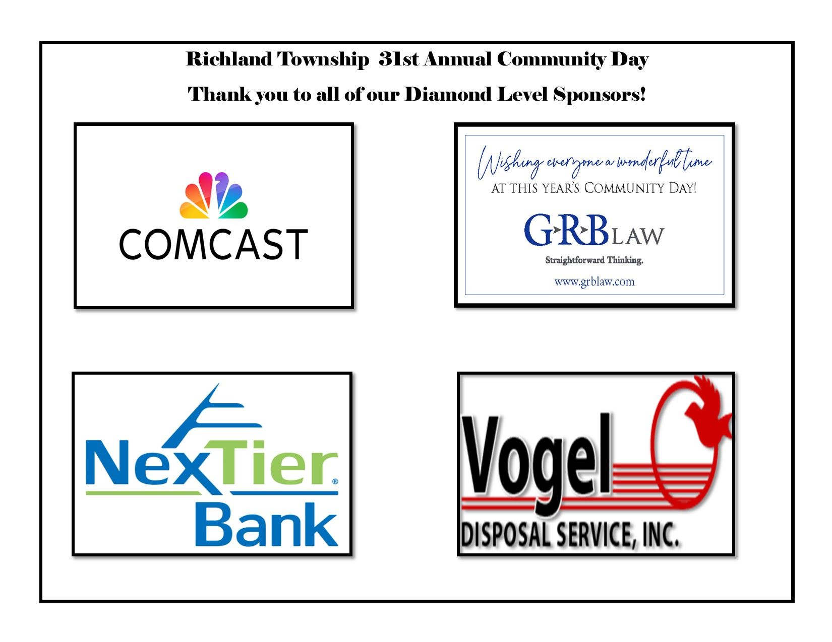 Diamond Level Sponsors 2025