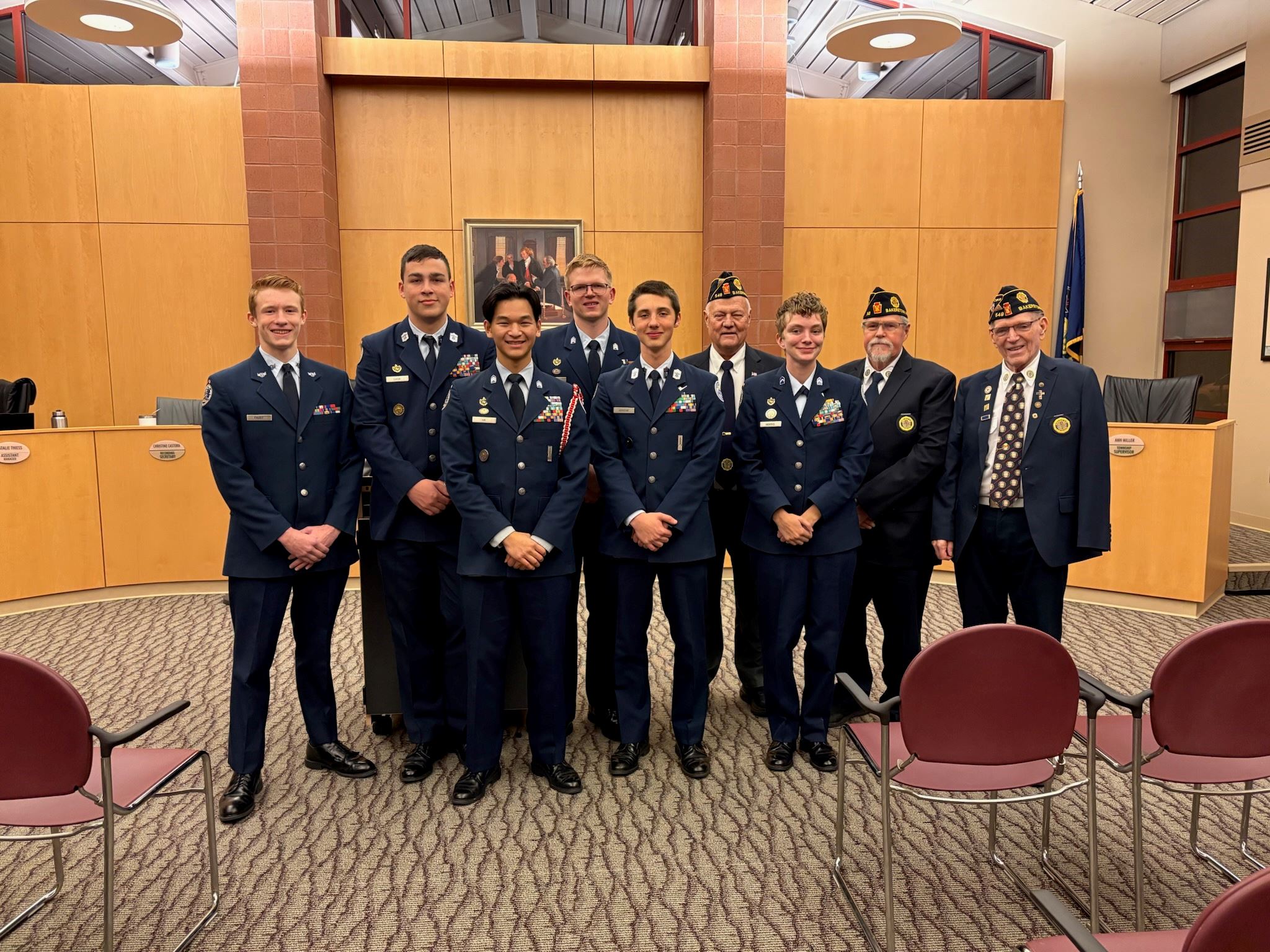 11.19.25 JROTC Memorial Committee Photo
